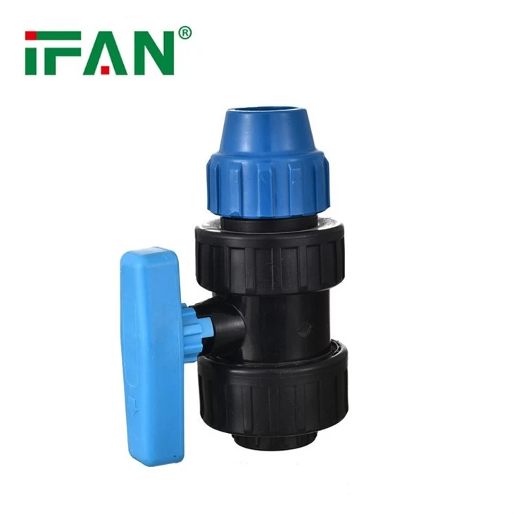 High Strength PP Compression Fitting For PE Pipes high quality
