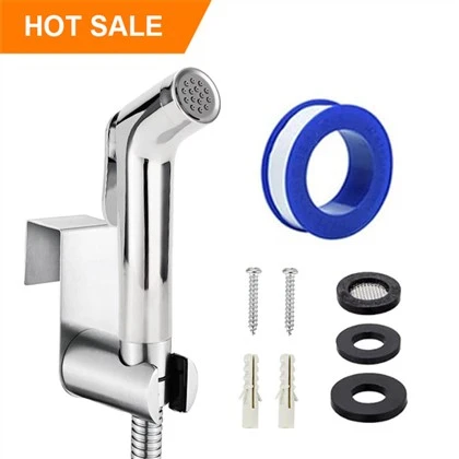 Plast ryðfríu stáli salerni bidet úða