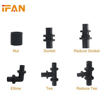 Öruggar og öruggar PPSU PEX rennifestingar